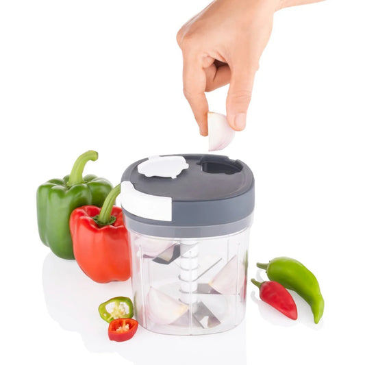 2 in 1 Handy Chopper & Slicer for Fruits, Veggies & Cheese